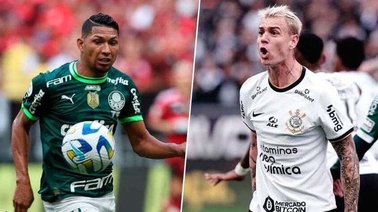 Rony (Palmeiras) x Roger Guedes (Corinthians)