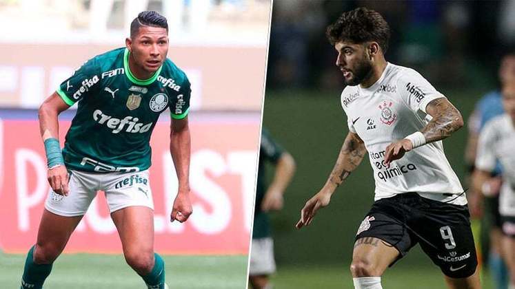 Rony (Palmeiras) x Yuri Alberto (Corinthians)