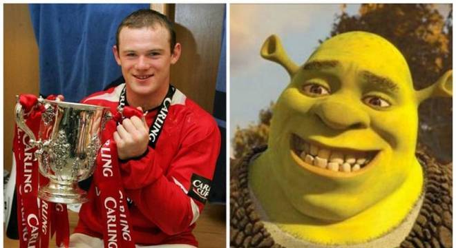 Rooney e Shrek