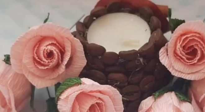 rosas de papel - rosas de papel crepom simples 