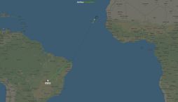 A caminho da Argentina, avião de Zelensky faz escala no Brasil (AirNav RadarBox)