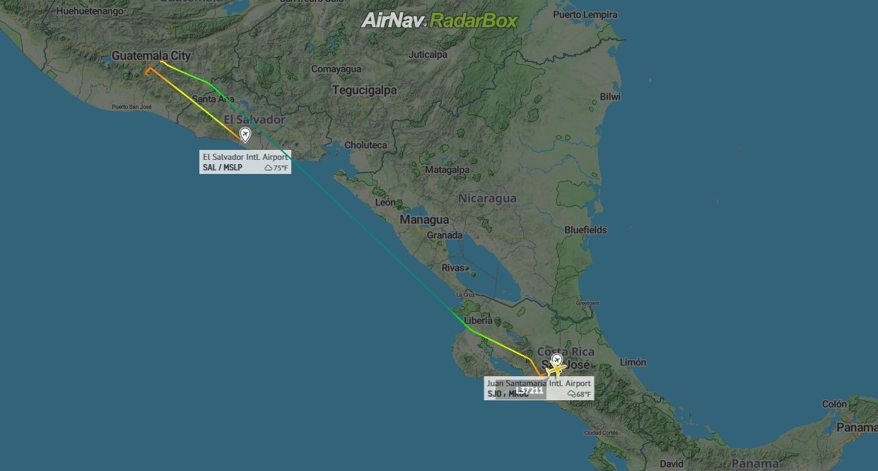 rota-do-dhl-excursao-de-pista-07042022184114499 Avião se parte em dois após pouso de emergência na Costa Rica; veja vídeo