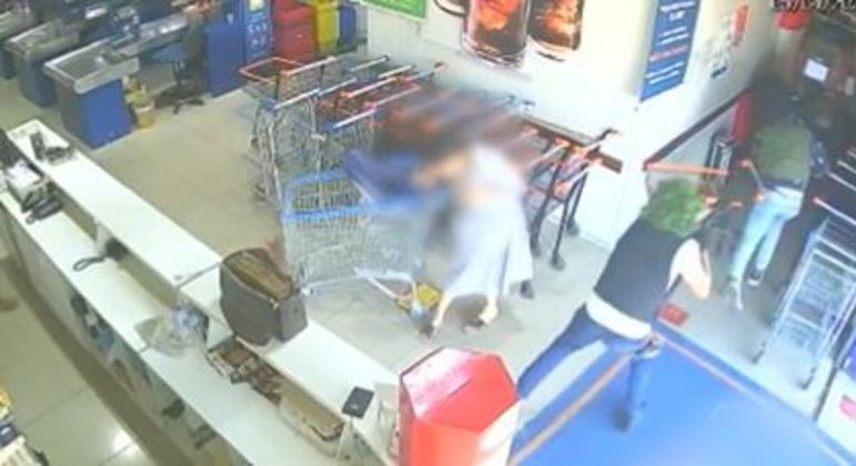 O roubo ocorreu em um supermercado da cidade de Soroccaba, no interior de SP