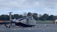 Roubou e não decolou: ladrão atrapalhado destrói helicóptero em furto malsucedido