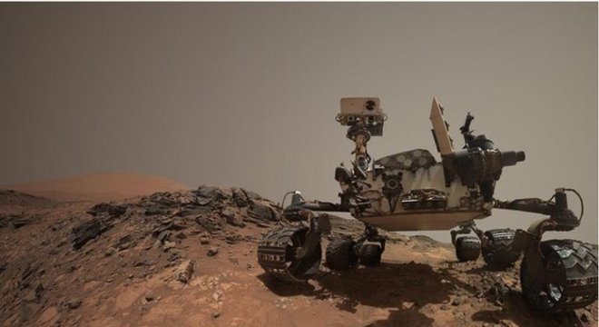 O robô Curiosity foi enviado a Marte em 2011