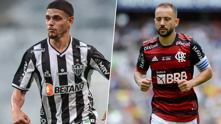 Rubens (Atlético-MG) x Everton Ribeiro (Flamengo)