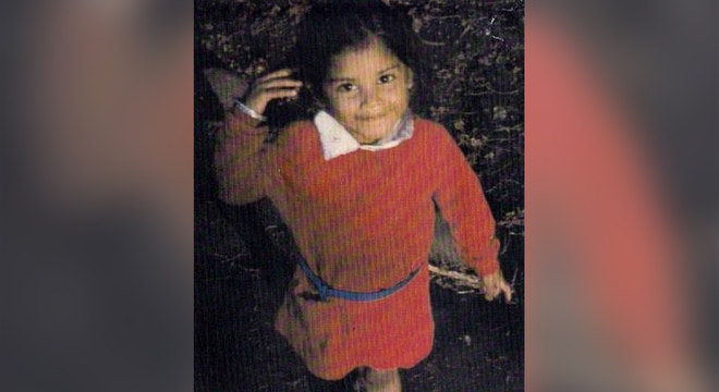 Rubie Marie aos 5 anos de idade.