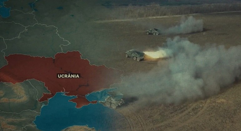 Rússia dispara mísseis de precisão rumo à região do Donbass, na Ucrânia