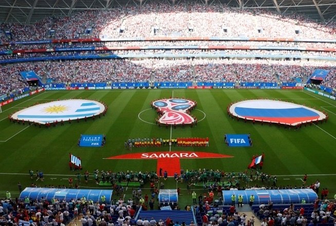 Uruguai e RÃºssia se enfrentam pela Ãºltima rodada da fase de Grupos da Copa, naÂ Arena Samara.