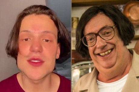Cantor foi comparado ao personagem de TV 