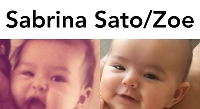 sabrina sato filha meme