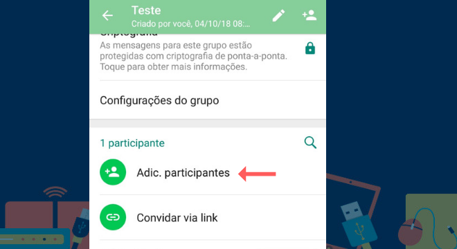 O administrador irá tentar colocar o contato de volta ao grupo, adicionando participantesLeia também: WhatsApp: conheça os sinais de que você recebeu uma fake news