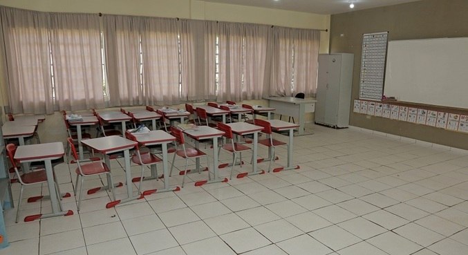Na rede pública, houve aumento de 0,5% nas matrículas