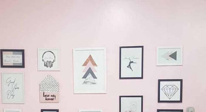 sala decorada com tonel tambor decorativo cinza