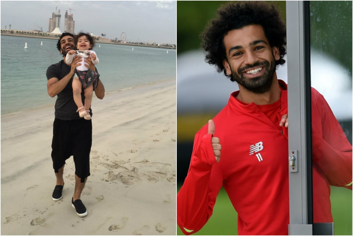 Esposa do jogador Salah mantém tradição mesmo quando vai ao estádio