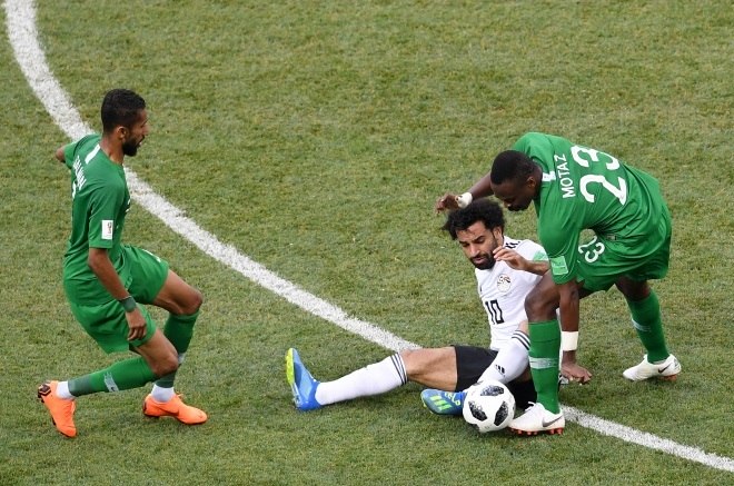 Arábia Saudita x Egito: Salah é escolhido como melhor jogador em campo