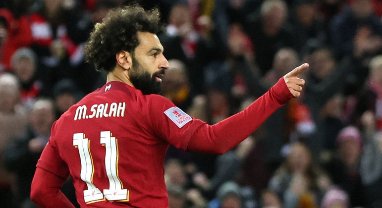 10º Mohamed SalahClube: Liverpool (Inglaterra)Posição: atacante