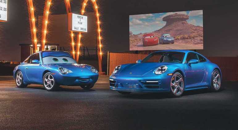 Porsche 911 Sally Special conta com a cor Sally Blue Metallic feita especialmente para o modelo