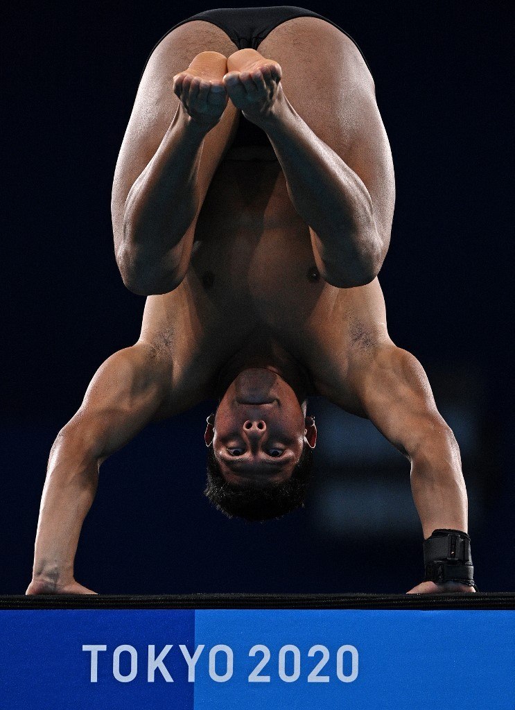Kawan Pereira teve o melhor desempenho da história dos saltos masculino do Brasil em Olimpíadas