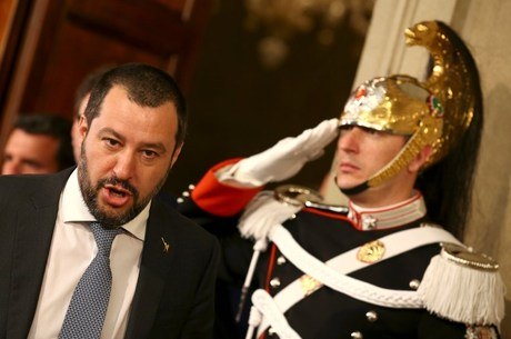 Salvini, da Liga, anunciou acordo com o M5S