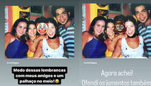 Samara Felippo usa emojis de palhaço e cocô para esconder rosto de Mario Frias