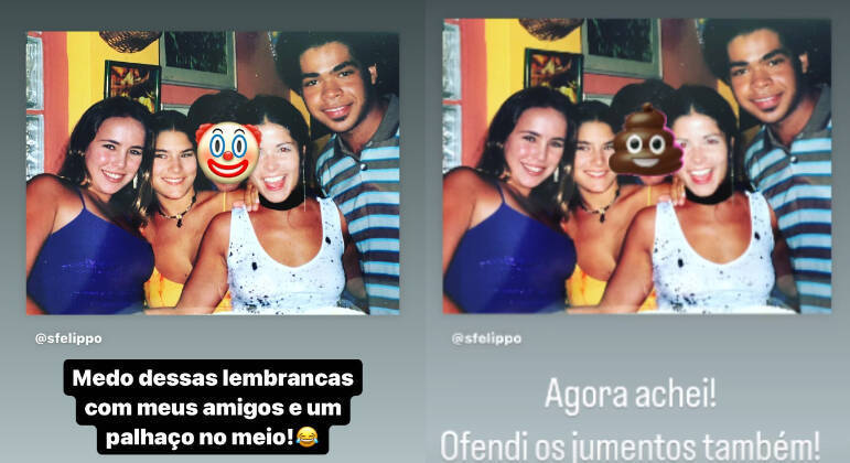 Samara Felippo usa emojis para esconder Mário Frias de foto