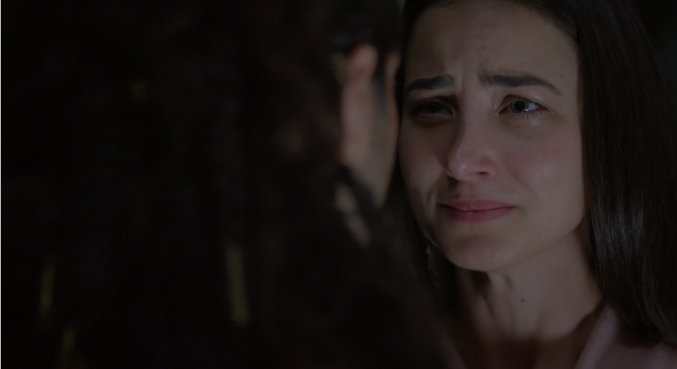 Sâmila, interpretada por Natália Ferrari, foi morta por Luciér (Daniel Blanco)