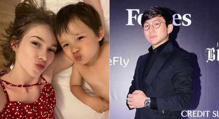 Sammy Sampaio e Pyong Lee são pais de Jake, de 3 anos
