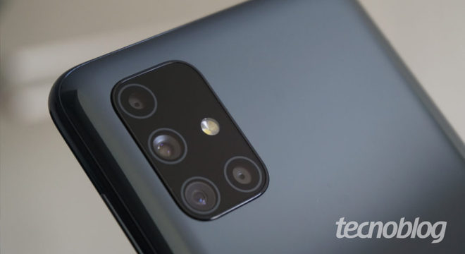 Samsung Galaxy M51 (Imagem: André Fogaça/Tecnoblog)