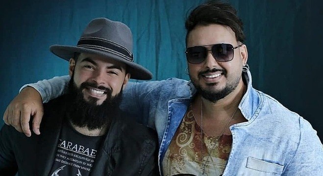 Gustavo e Samuel em foto publicada no Instagram da dupla