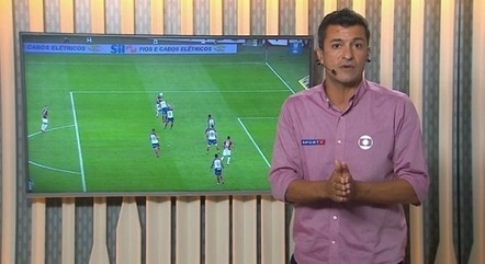 Sandro Meira Ricci na "Central do Apito" da Globo