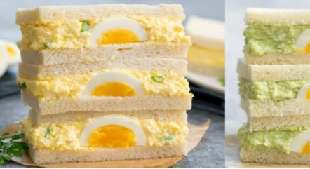 Sanduíche de pasta de ovo do Eggy