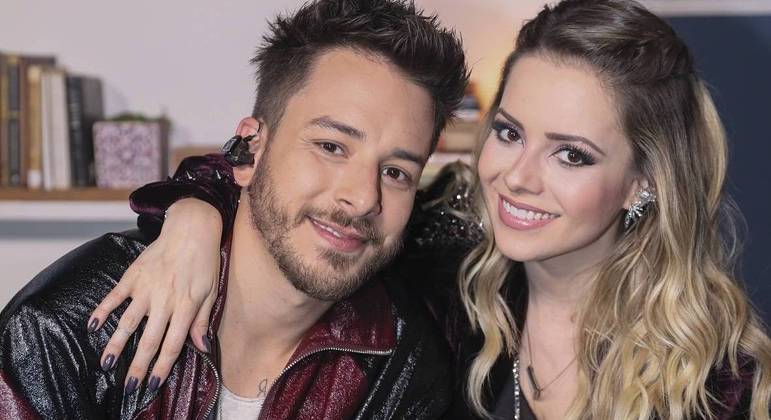 Sandy e Junior na época da turnê 'Nossa História'