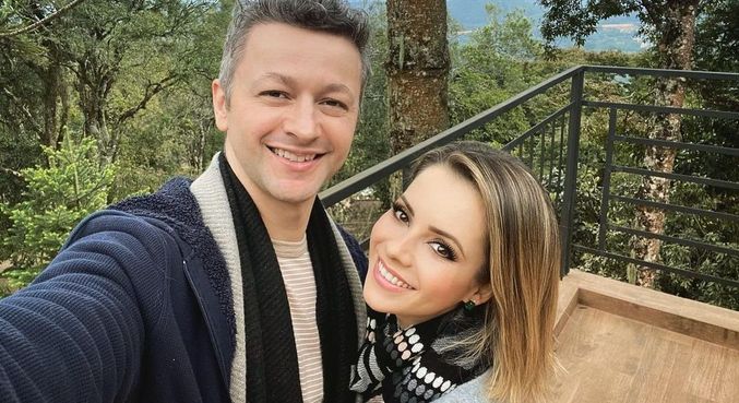 Lucas mostrou conversa com Sandy em aplicativo de mensagens