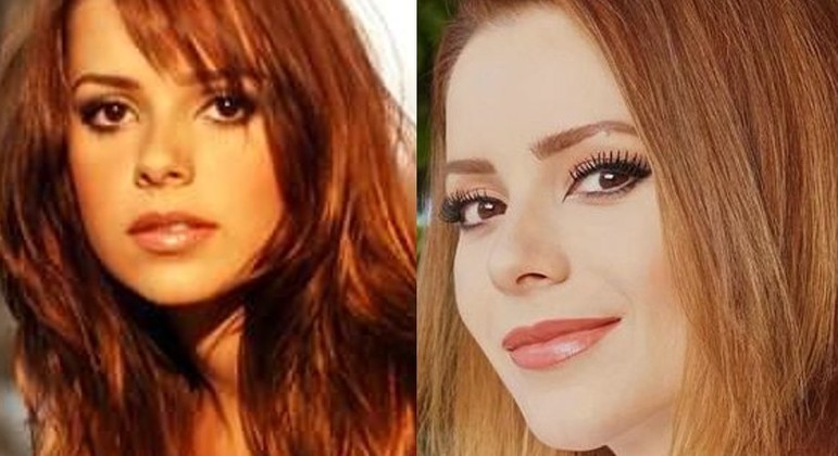 Sandy em 2006 e atualmente