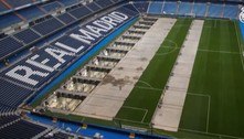 Real Madrid divulga imagens do novo gramado retrátil do Santiago Bernabéu