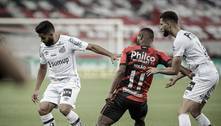 Santos perde para Athletico e sai atrás nas quartas da Copa do Brasil