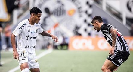 Santos e Atlético-MG ficaram no empate sem gols no primeiro turno