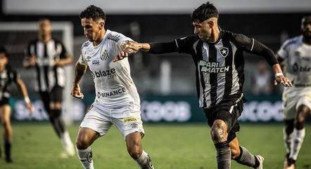 Botafogo e Santos se enfrentam no Estádio Nilton Santos
