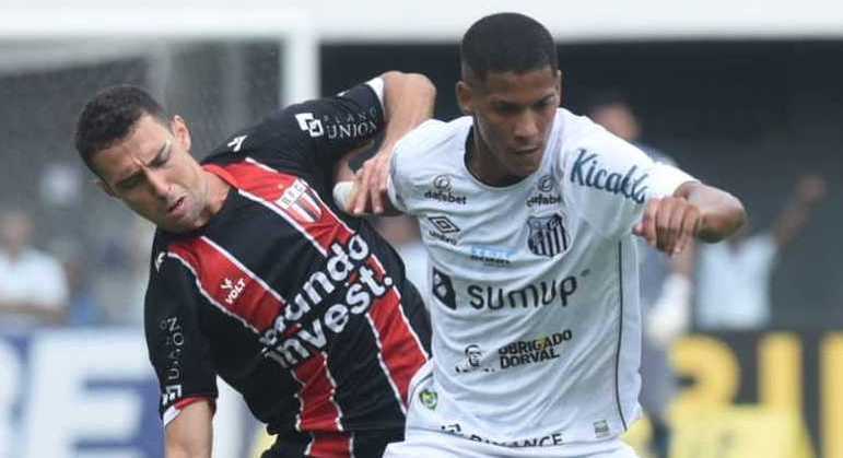 Santos perdeu para o Botafogo-SP no último confronto entre os dois times