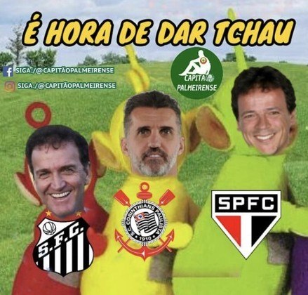 Corinthians, São Paulo e Santos são eliminados e viram memes nas