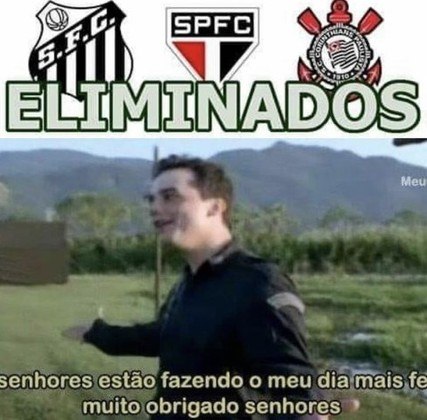 Corinthians, São Paulo e Santos são eliminados e viram memes nas