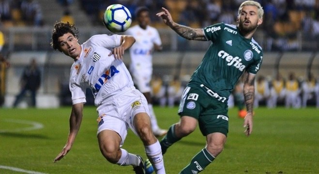 Em Jogo Tenso Santos E Palmeiras Empatam Em 1 A 1 No Brasileirao Esportes R7 Futebol