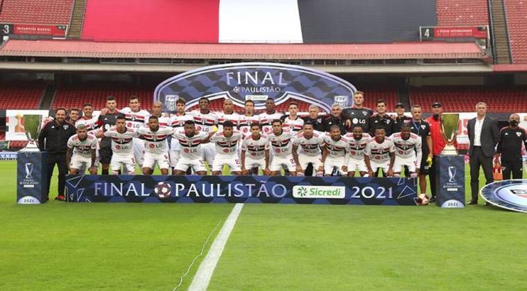 São Paulo — Campeão em 2021 contra o Palmeiras