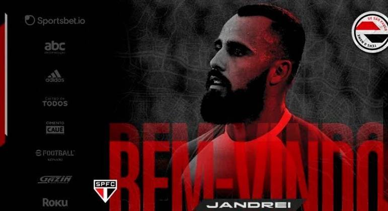 SÃO PAULO - dois reforços: Jandrei - goleiro e Rafinha - lateral-direito
