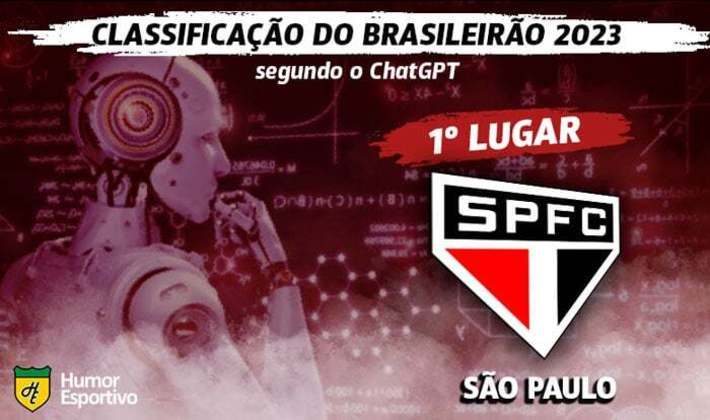 São Paulo é o grande campeão entre os clubes da Série A do Brasileirão. Porém, o ChatGPT destaca que 