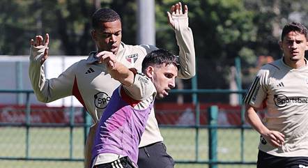 São Paulo treinando de olho no Vasco pelo Brasileirão