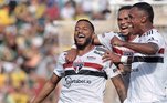 São Paulo - Patrocinador máster: Sportsbet.io - Valor pago ao clube: R$ 24 milhões anuais.
