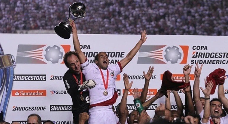 O São Paulo foi campeão da Sul-Americana em 2012