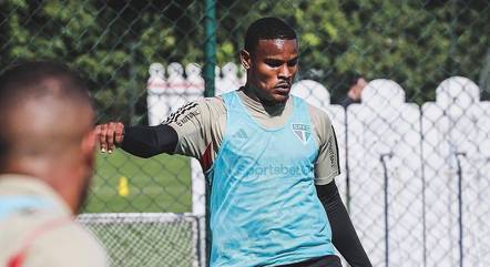 São Paulo em treino 